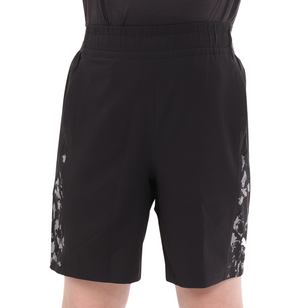 プーマ（PUMA）（キッズ）ジュニア RUNTRAIN AOP ショーツ 681340 01 BLK
