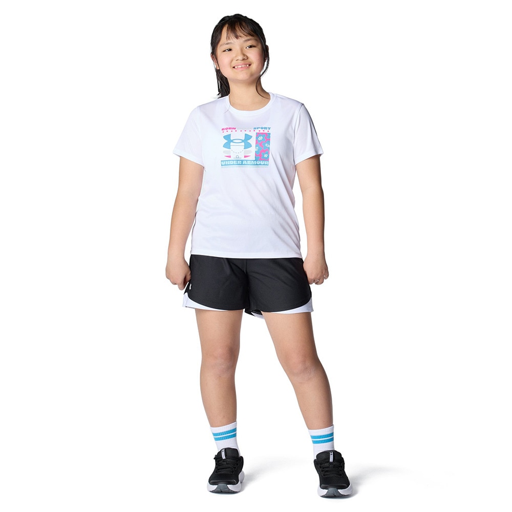 アンダーアーマー（UNDER ARMOUR）（キッズ）ジュニア テック プレーアップ 5インチ ショーツ 1390388 001