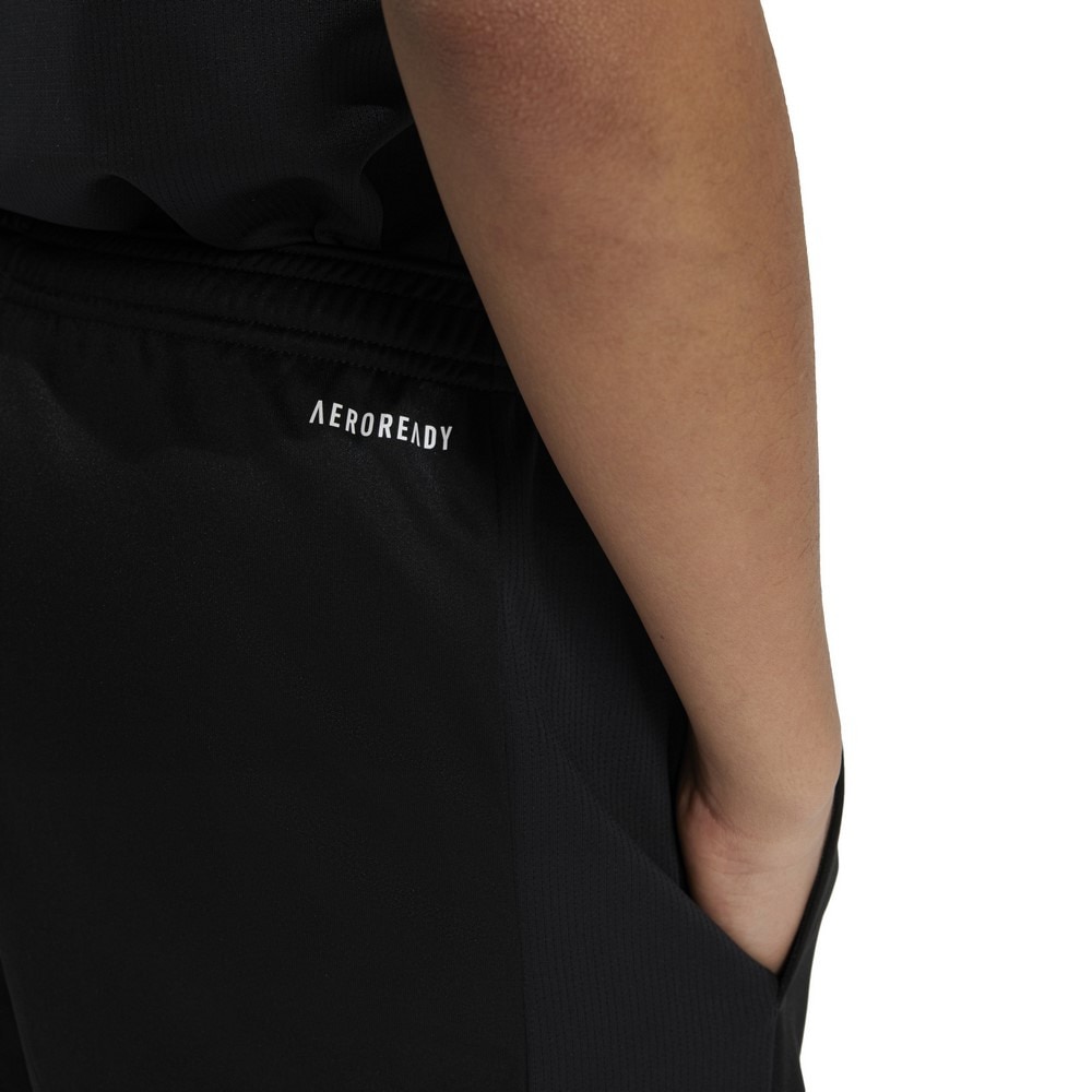 アディダス（adidas）（キッズ）ジュニア トレイン エッセンシャルズ ロゴ レギュラーフィット ショーツ JTH39-IV9578