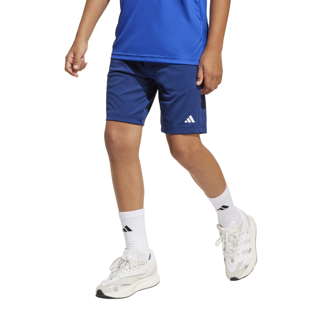 アディダス（adidas）（キッズ）ジュニア トレイン エッセンシャルズ ロゴ レギュラーフィット ショーツ JTH39-JJ1065