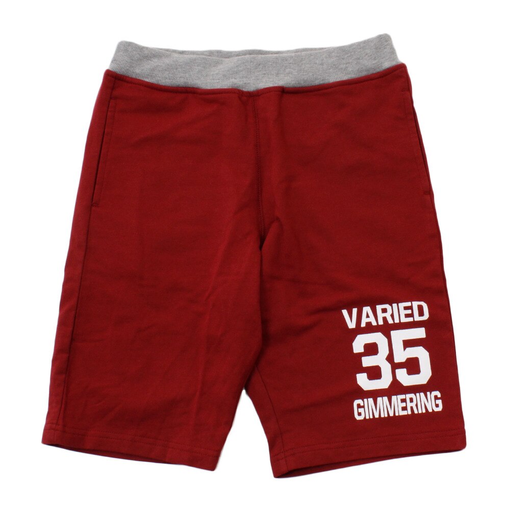  【多少の傷汚れありの為大奉仕】ショートパンツ ハーフパンツ ジュニア スウェット パンツ 868PA9JY9285 RED