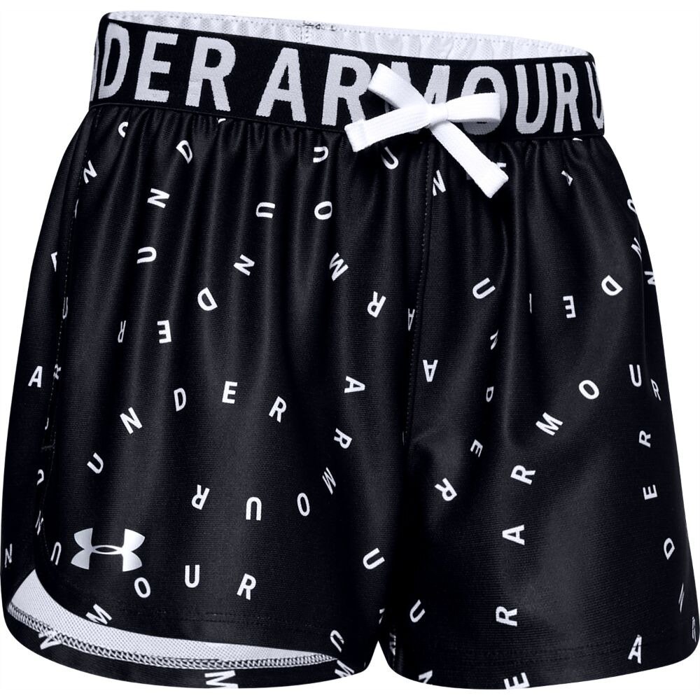  ショートパンツ ハーフパンツ ガールズ プレイアップ プリント トレーニングショーツ 1351715 BLK/MSV AT オンライン価格