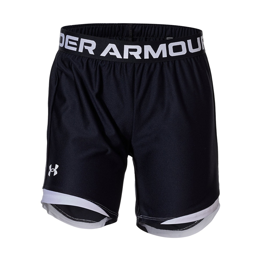 アンダーアーマー（UNDER ARMOUR）（キッズ）ショーツ ジュニア ガールズ プレーアップ 5インチ ショーツ 1377023 001