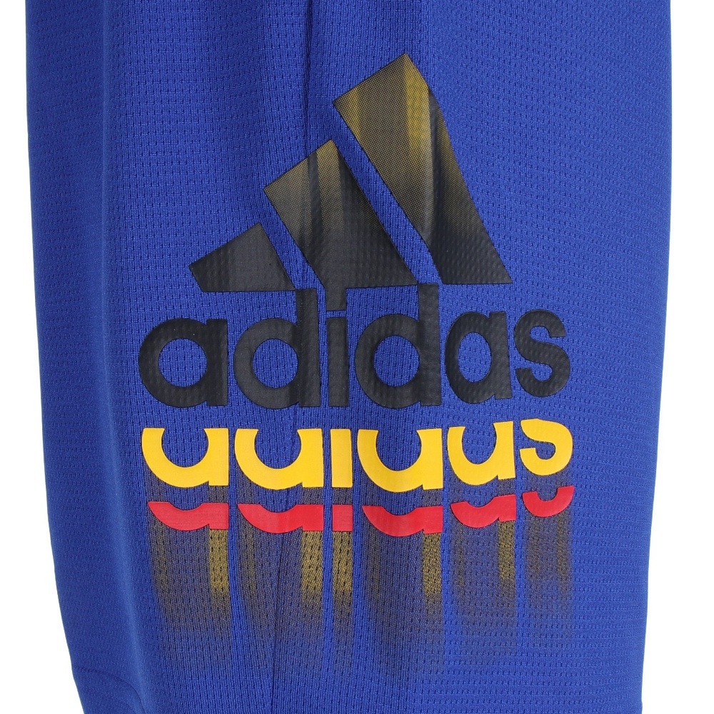 アディダス（adidas）（キッズ）ハーフパンツ キッズ ニットライトロゴショーツ BVF64-IA9314