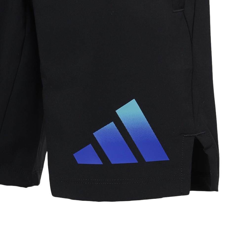 アディダス（adidas）（キッズ）ジュニア トレイン アイコン AEROREADY ロゴ ウーブンショーツ EBO97-HR5925