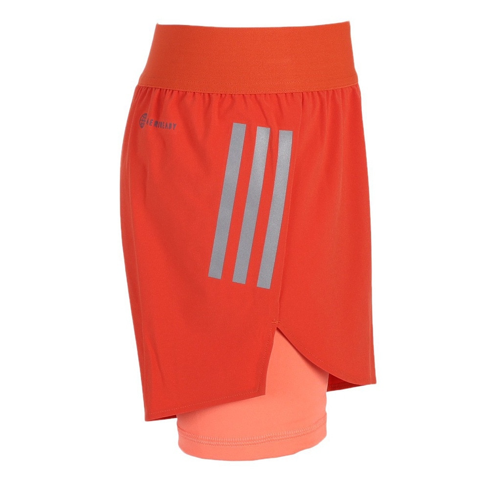 アディダス（adidas）（キッズ）パンツ キッズ 2-IN-1 AEROREADY ウーブンショーツ EBP15-IB8868