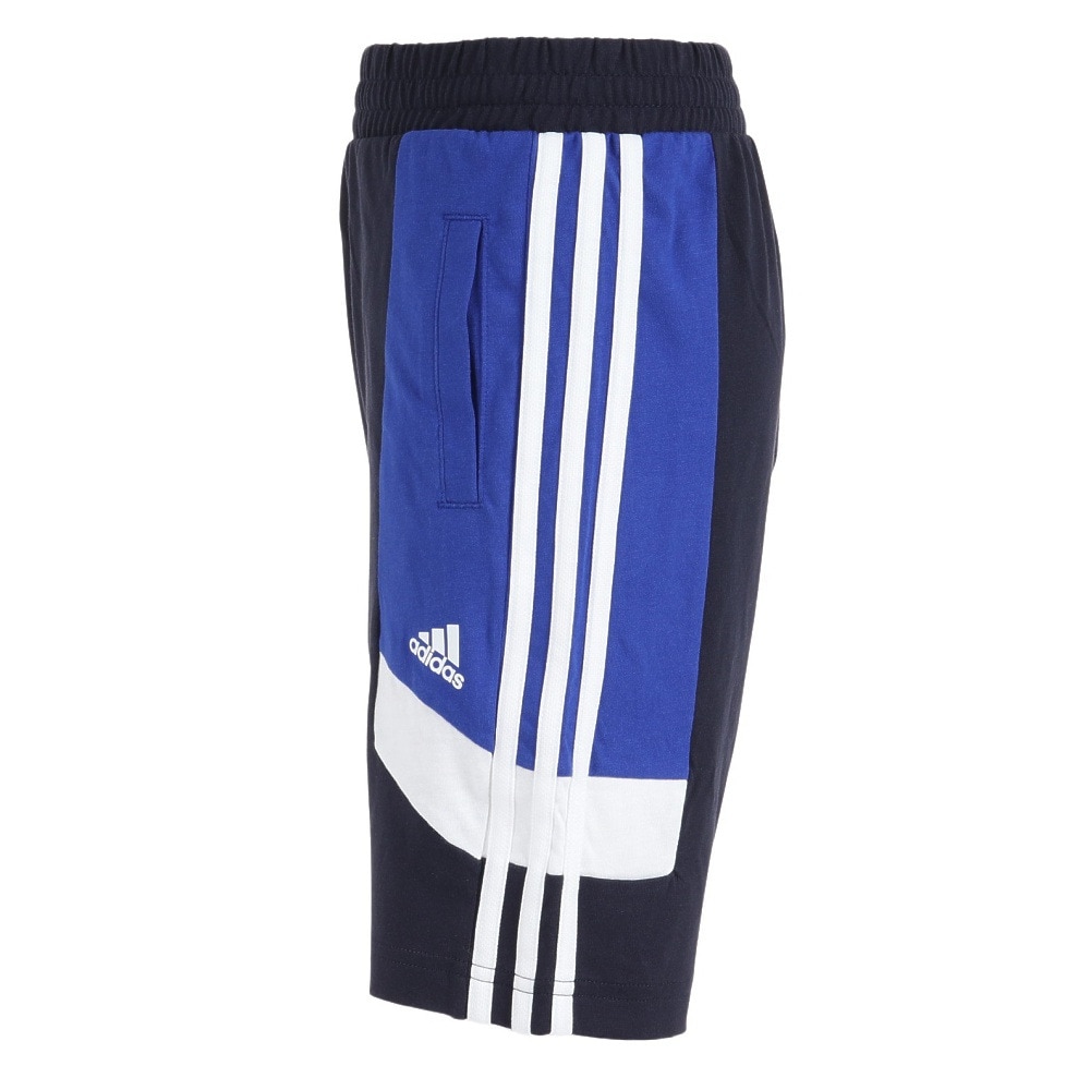 アディダス（adidas）（キッズ）ジュニア カラーブロック スリーストライプス ショーツ ECO34-IC5631