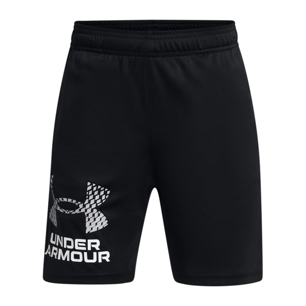 アンダーアーマー（UNDER ARMOUR）（キッズ）短パン ハーフパンツ テック ロゴ ショーツ 吸汗速乾 ストレッチ 1383333 001