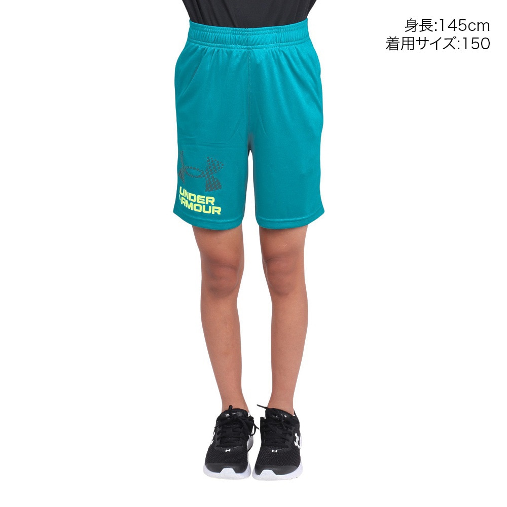 アンダーアーマー（UNDER ARMOUR）（キッズ）短パン ハーフパンツ テック ロゴ ショーツ 1383333 464