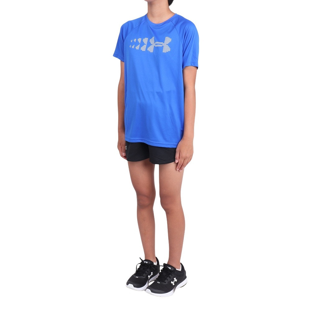 アンダーアーマー（UNDER ARMOUR）（キッズ）プレーアップ メッシュショーツ 1385298 001