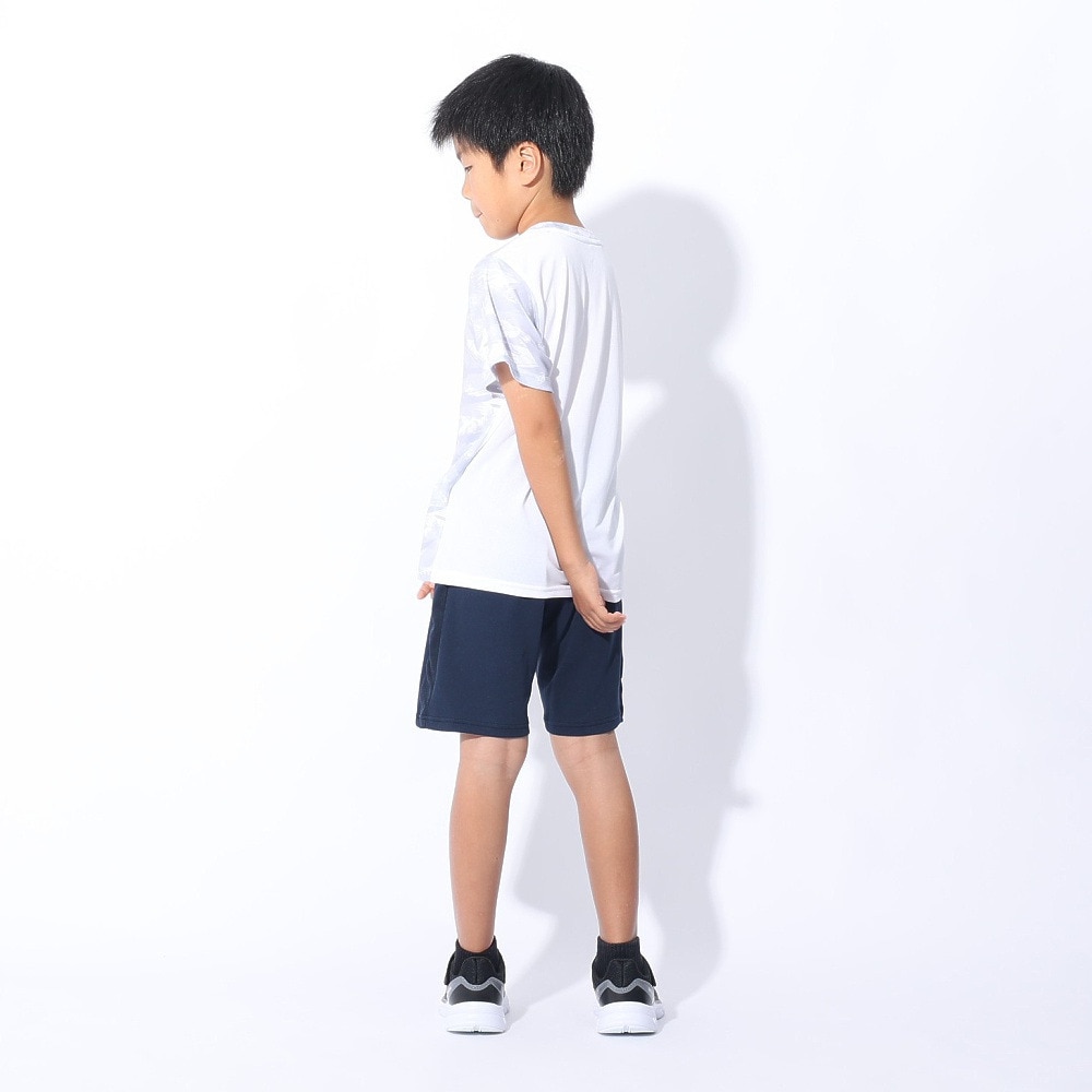 ジローム（GIRAUDM）（キッズ）ジュニア ドライプラスクール SHINE BLOCK メッシュハーフパンツ PT4S0068-TR868-GRSD NVY