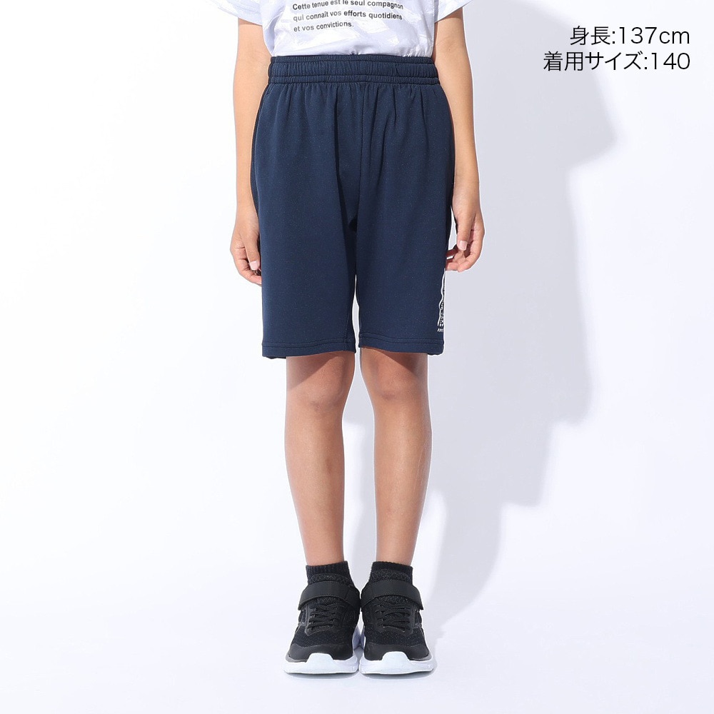 ジローム（GIRAUDM）（キッズ）ジュニア ドライプラスクール SHINE BLOCK メッシュハーフパンツ PT4S0068-TR868-GRSD NVY