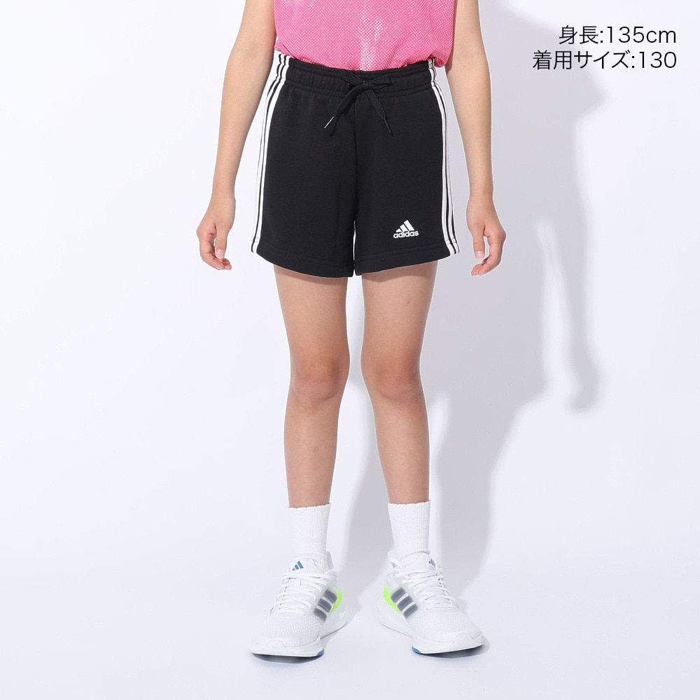 アディダス（adidas）（キッズ）エッセンシャルズ スリーストライプス ショーツ ジュニア ECK41-IC3631
