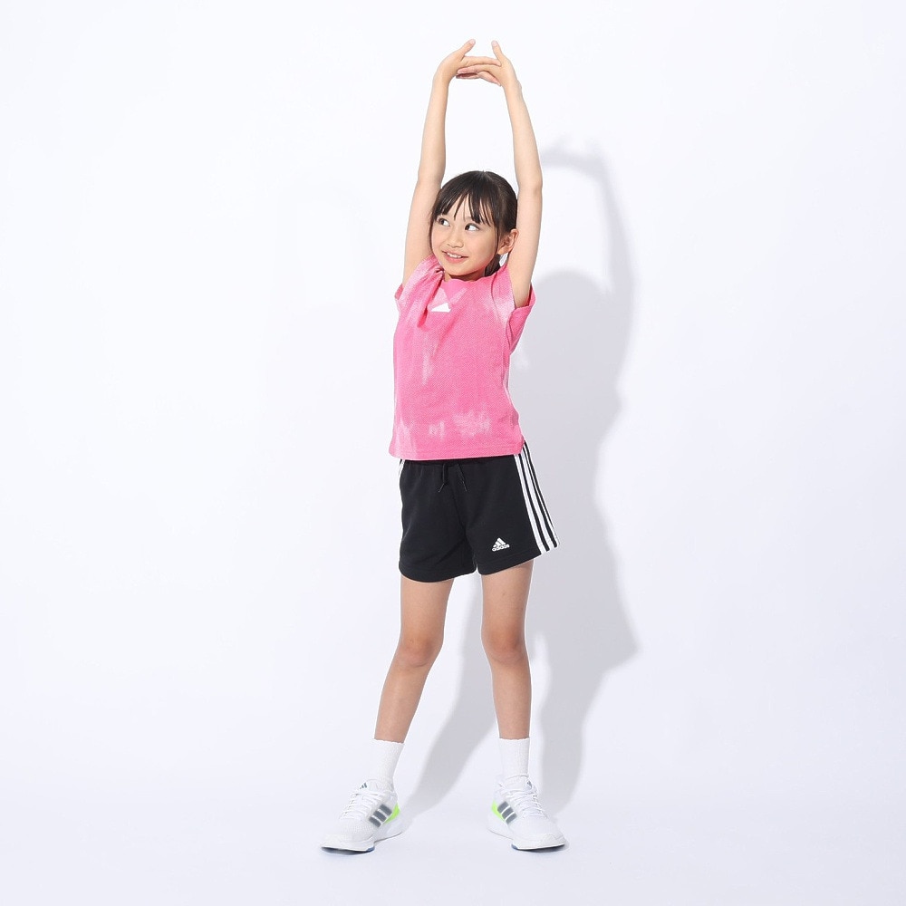 アディダス（adidas）（キッズ）エッセンシャルズ スリーストライプス ショーツ ジュニア ECK41-IC3631