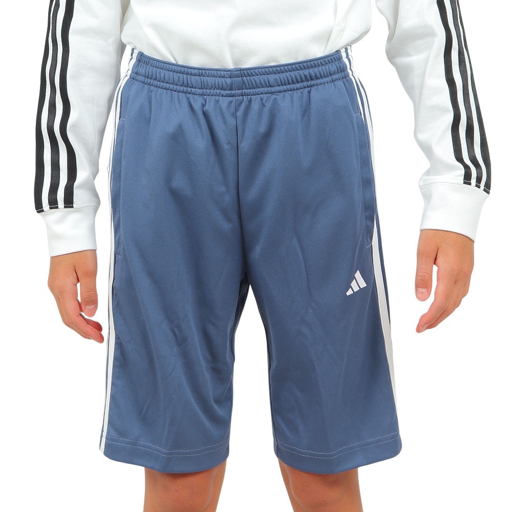 アディダス（adidas）（キッズ）ジュニア パンツ トレイン エッセンシャルズ スリーストライプス ショーツ ECL71-IP3985