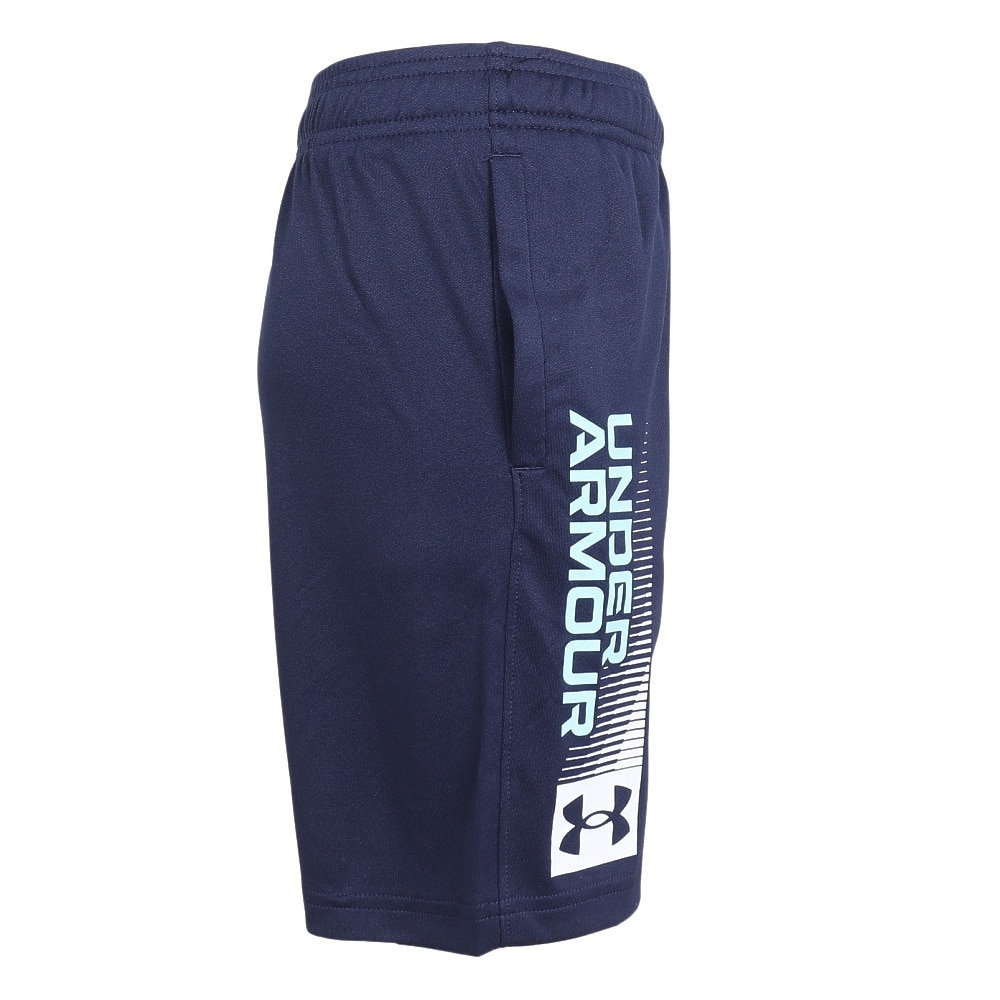 アンダーアーマー（UNDER ARMOUR）（キッズ）ジュニア テック ワードマーク ショーツ 1383334 410