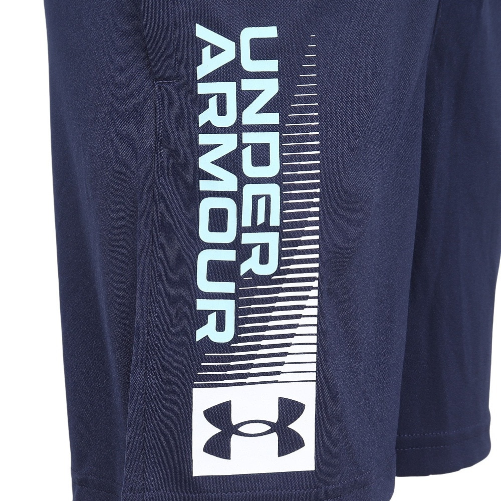 アンダーアーマー（UNDER ARMOUR）（キッズ）ジュニア テック ワードマーク ショーツ 1383334 410
