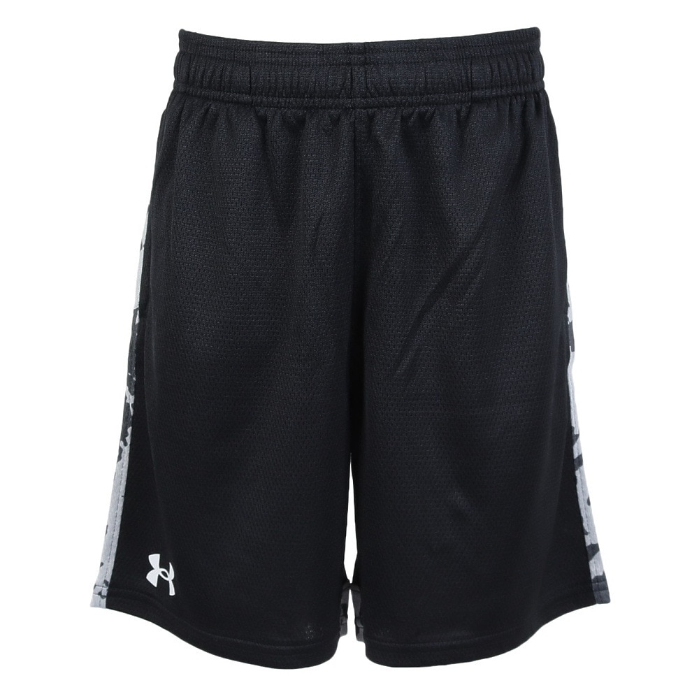 アンダーアーマー（UNDER ARMOUR）（キッズ）ジュニア UAテック プリント ブロック ショーツ 6006953 001