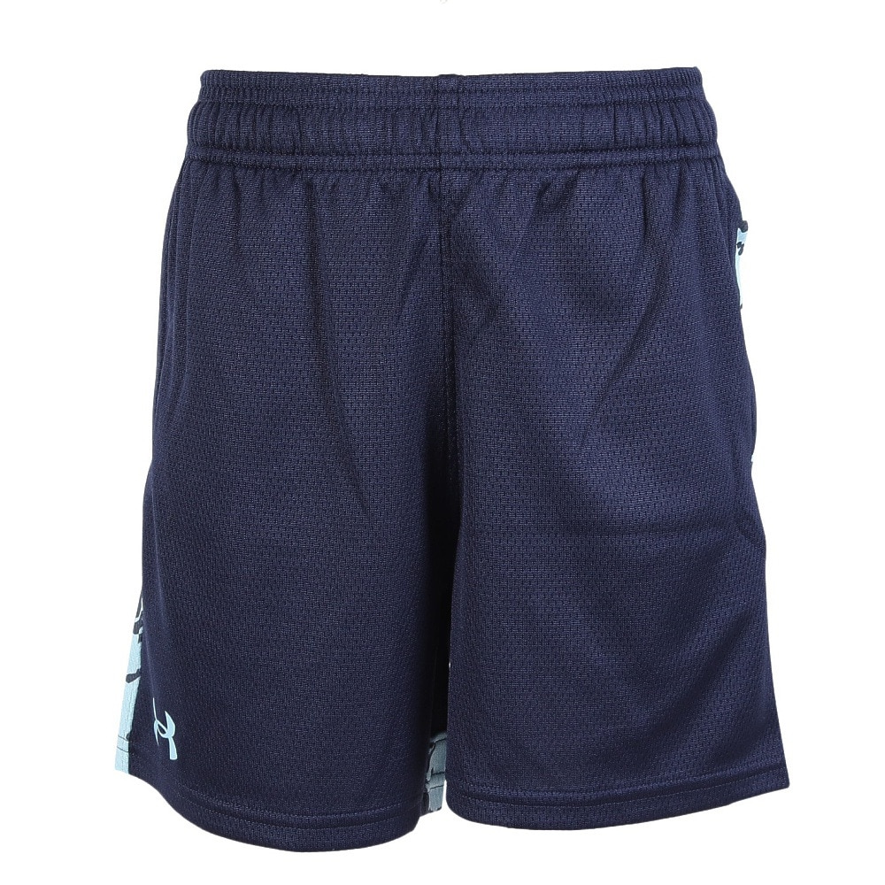 アンダーアーマー（UNDER ARMOUR）（キッズ）ジュニア UAテック プリント ブロック ショーツ 6006953 410
