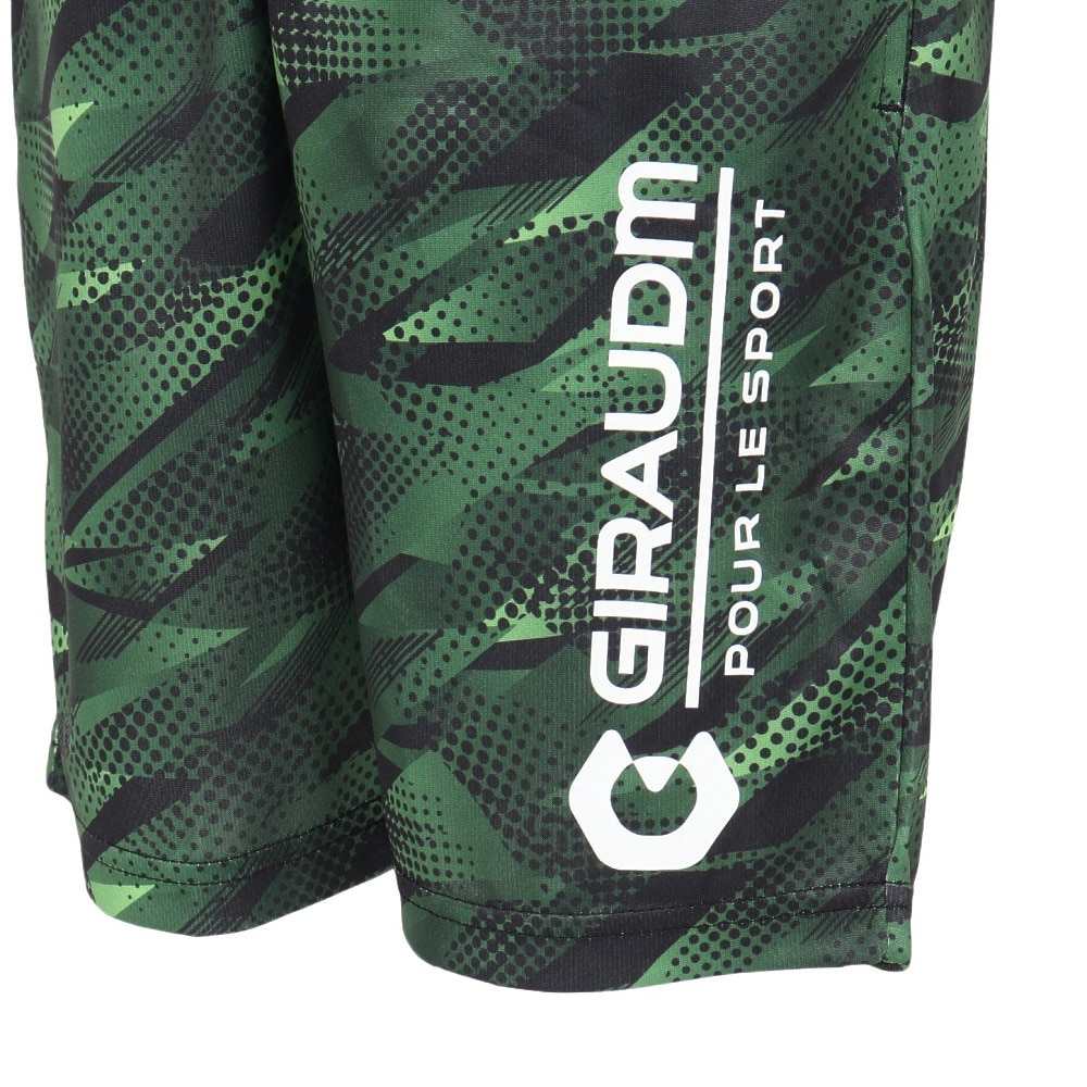 ジローム（GIRAUDM）（キッズ）ドライプラス メッシュ ハーフパンツ PT5S0056-TR868-GRJY BLK