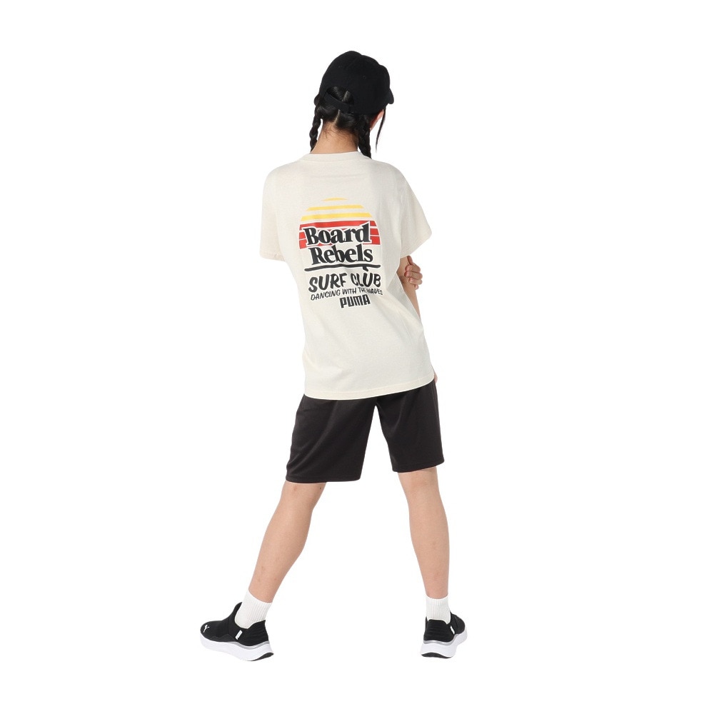 プーマ（PUMA）（キッズ）ジュニア ACTIVE SPORTS グラフィック ポリ ショーツ 687747 01 BLK