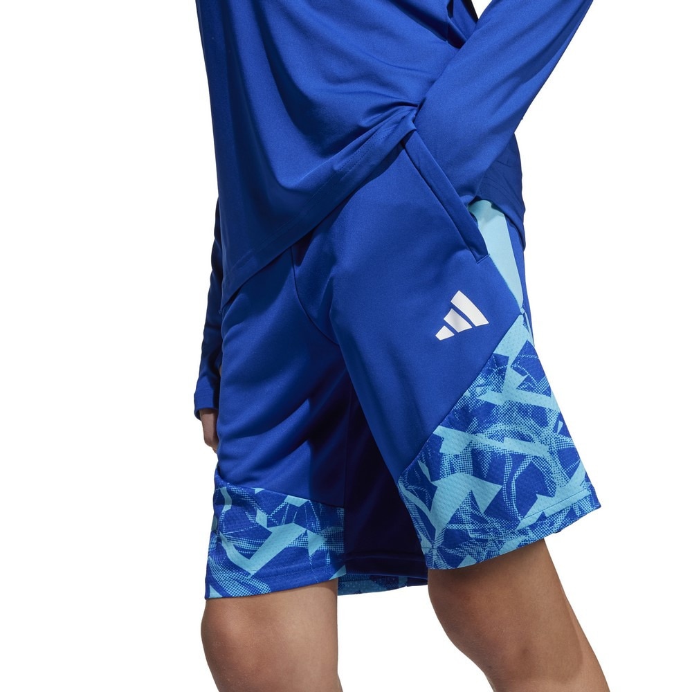 アディダス（adidas）（キッズ）ジュニア NXT AOP スポーツ アイコン フラクタルプリント ショーツ KRJ66-JJ1164