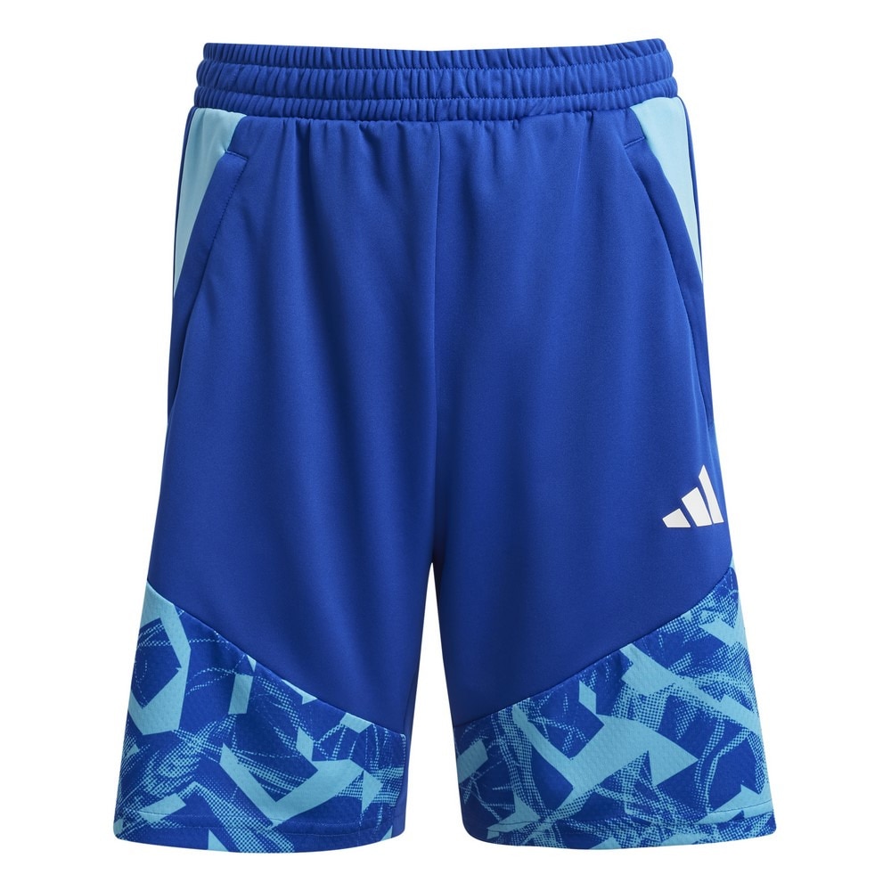 アディダス（adidas）（キッズ）ジュニア NXT AOP スポーツ アイコン フラクタルプリント ショーツ KRJ66-JJ1164