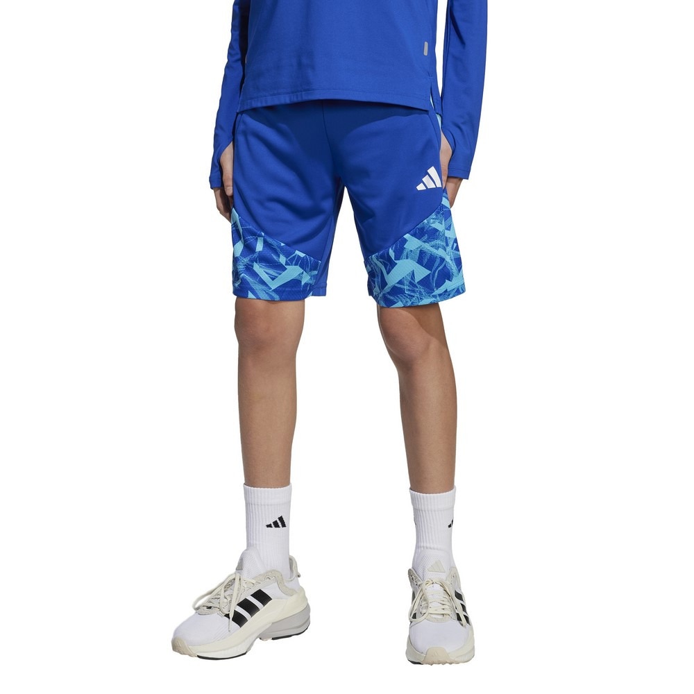 アディダス（adidas）（キッズ）ジュニア NXT AOP スポーツ アイコン フラクタルプリント ショーツ KRJ66-JJ1164