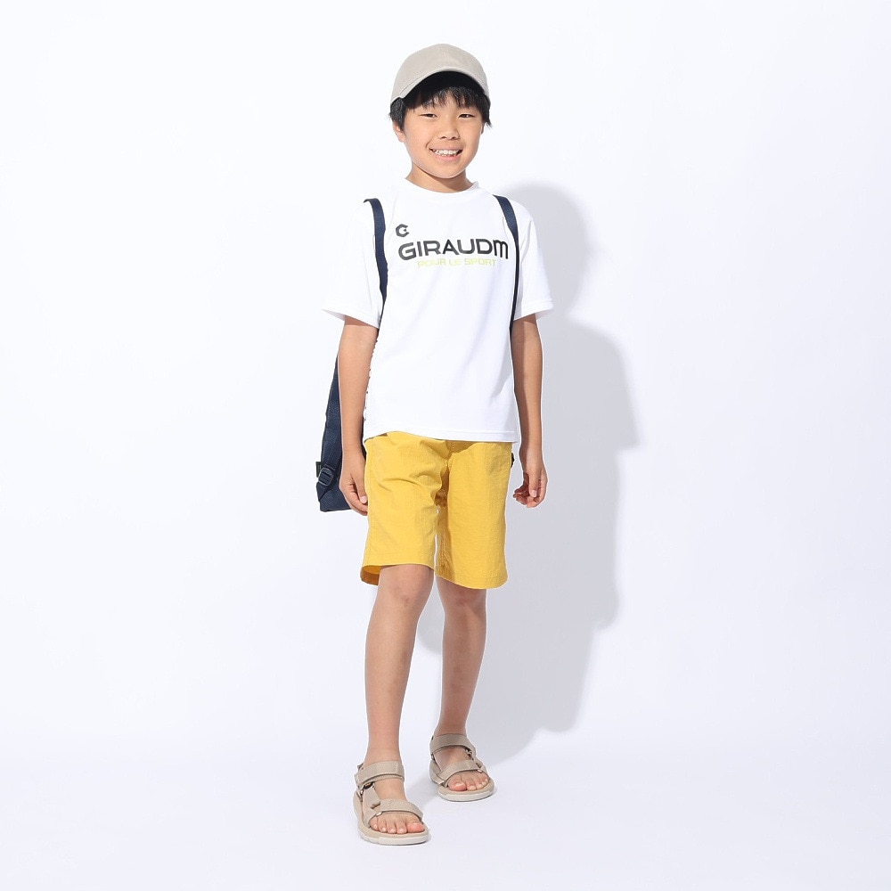 ジローム（GIRAUDM）（キッズ）ジュニア ウーブンハーフパンツ PT4S0069-TR868-GRJY YEL