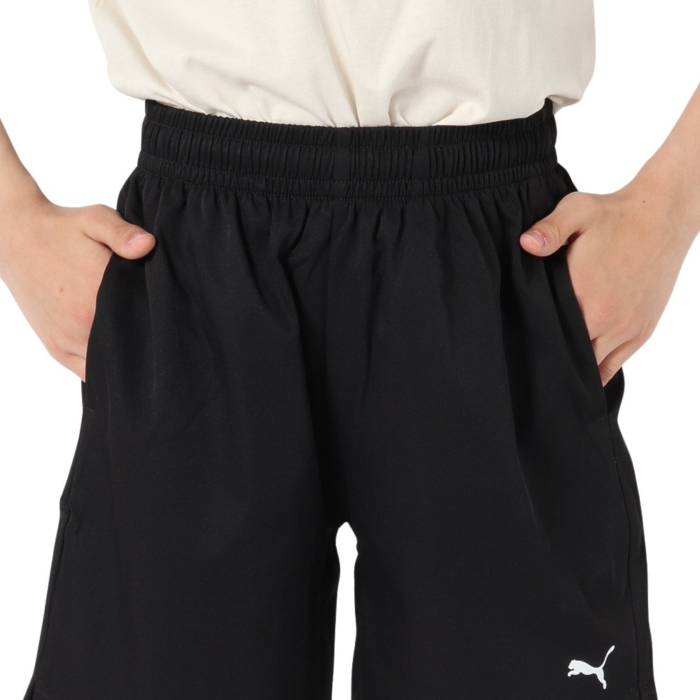 プーマ（PUMA）（キッズ）ジュニア TAD ESS ウーブン ショーツ 527189 01 BLK