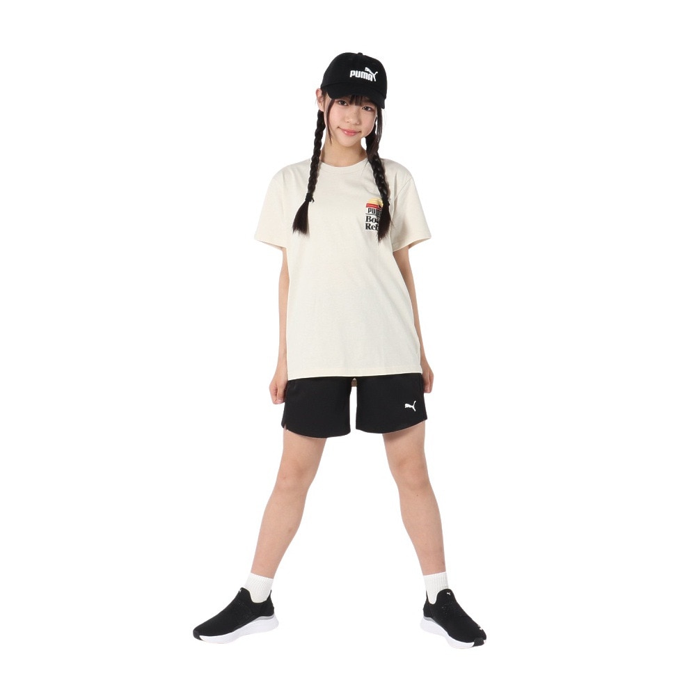 プーマ（PUMA）（キッズ）ジュニア TAD ESS ウーブン ショーツ 527189 01 BLK