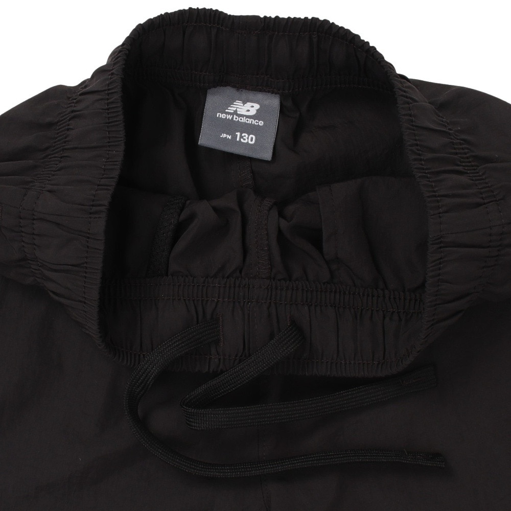 ニューバランス（new balance）（キッズ）ジュニア ロゴ ウーブンショーツ ABS55522BLK