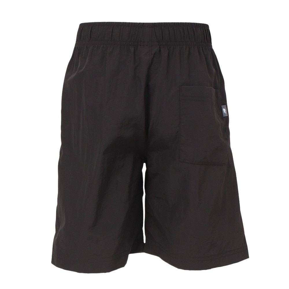 ニューバランス（new balance）（キッズ）ジュニア ロゴ ウーブンショーツ ABS55522BLK