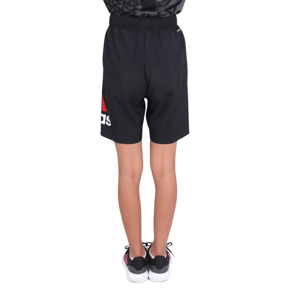アディダス（adidas）（キッズ）エッセンシャルズ バッジオブスポーツ ルーズフィット 8インチ ウーブンショーツ キッズ JSY46-IS5187