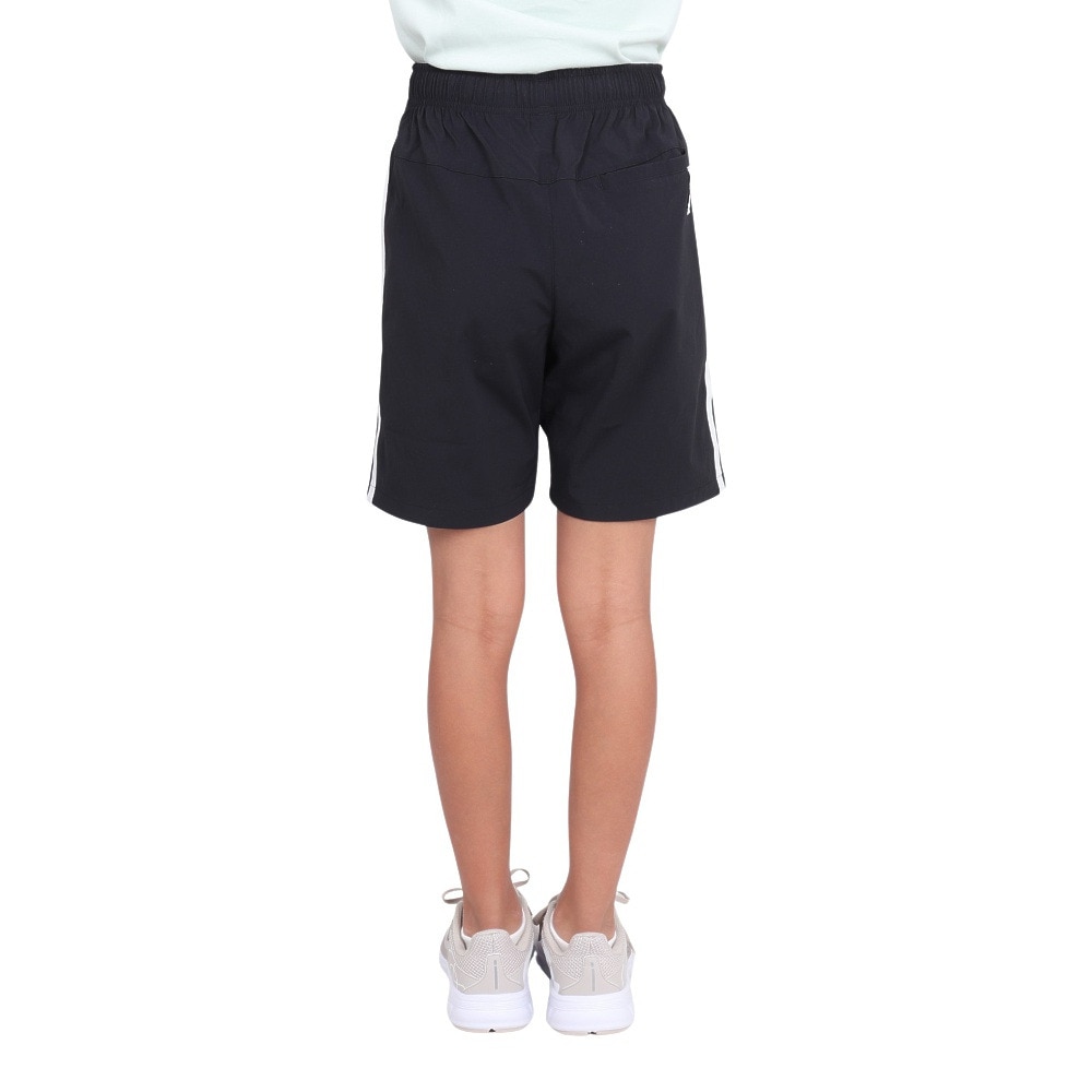 アディダス（adidas）（キッズ）エッセンシャルズプラス ルーズフィット スリーストライプス ウーブンショーツ キッズ KWF37-JE1737