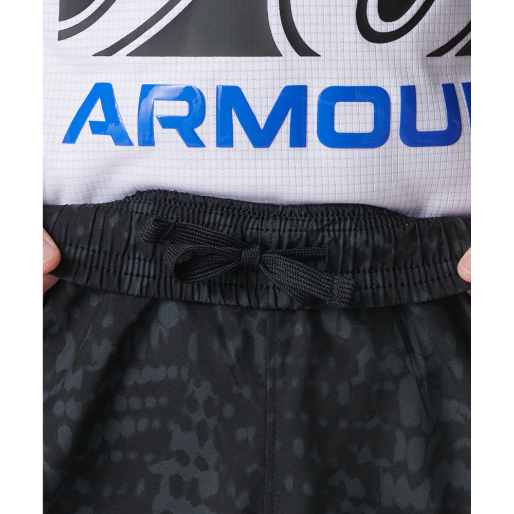 アンダーアーマー（UNDER ARMOUR）（キッズ）ジュニア テック ウーブン プリント ショーツ 1377263 004