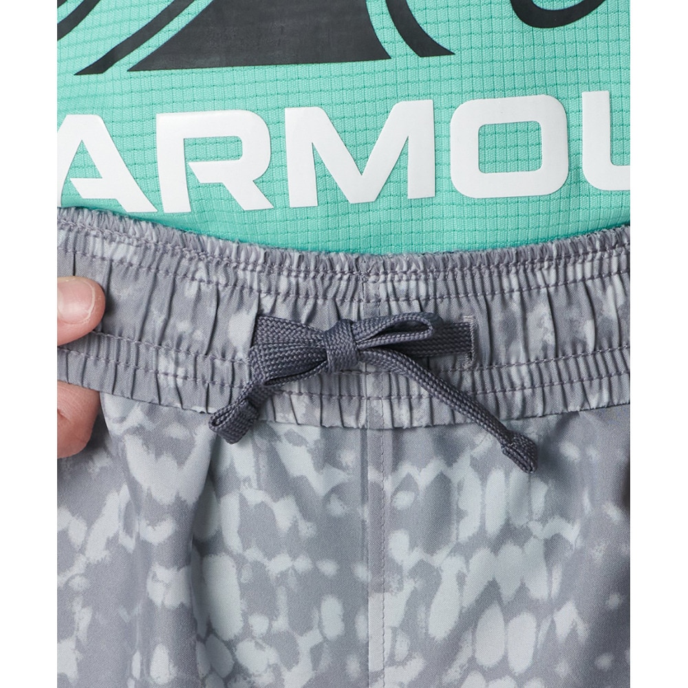 アンダーアーマー（UNDER ARMOUR）（キッズ）ジュニア テック ウーブン プリント ショーツ 1377263 025