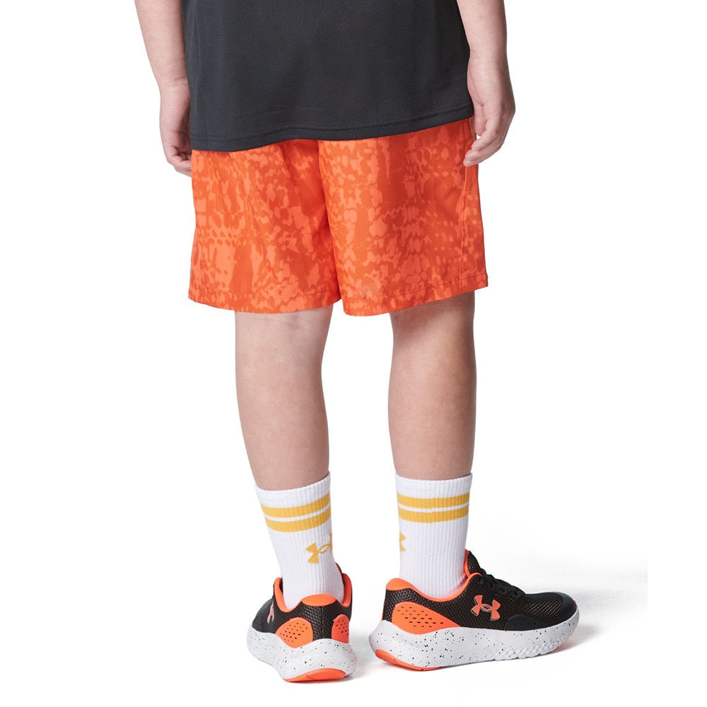 アンダーアーマー（UNDER ARMOUR）（キッズ）ジュニア テック ウーブン プリント ショーツ 1377263 847