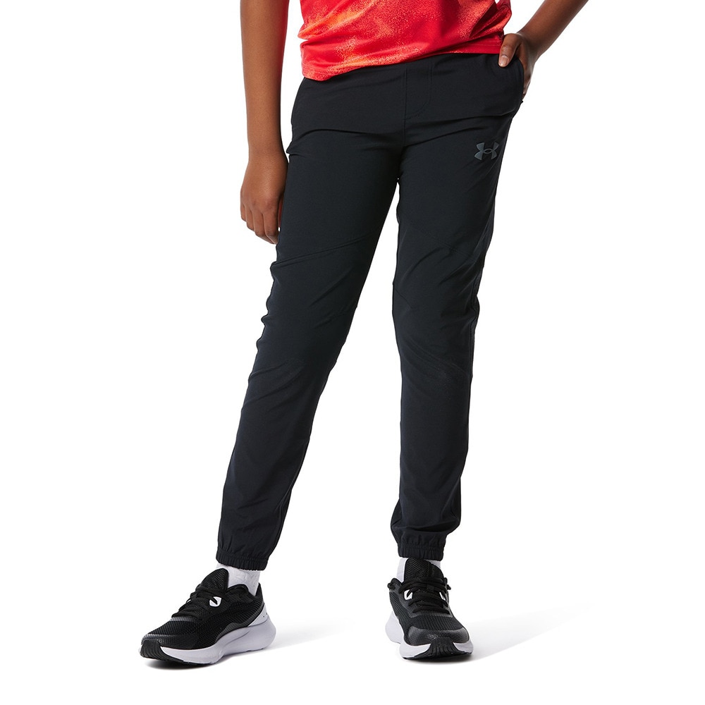 アンダーアーマー(UNDER ARMOUR)(キッズ)パンツ キッズ ストレッチ ...