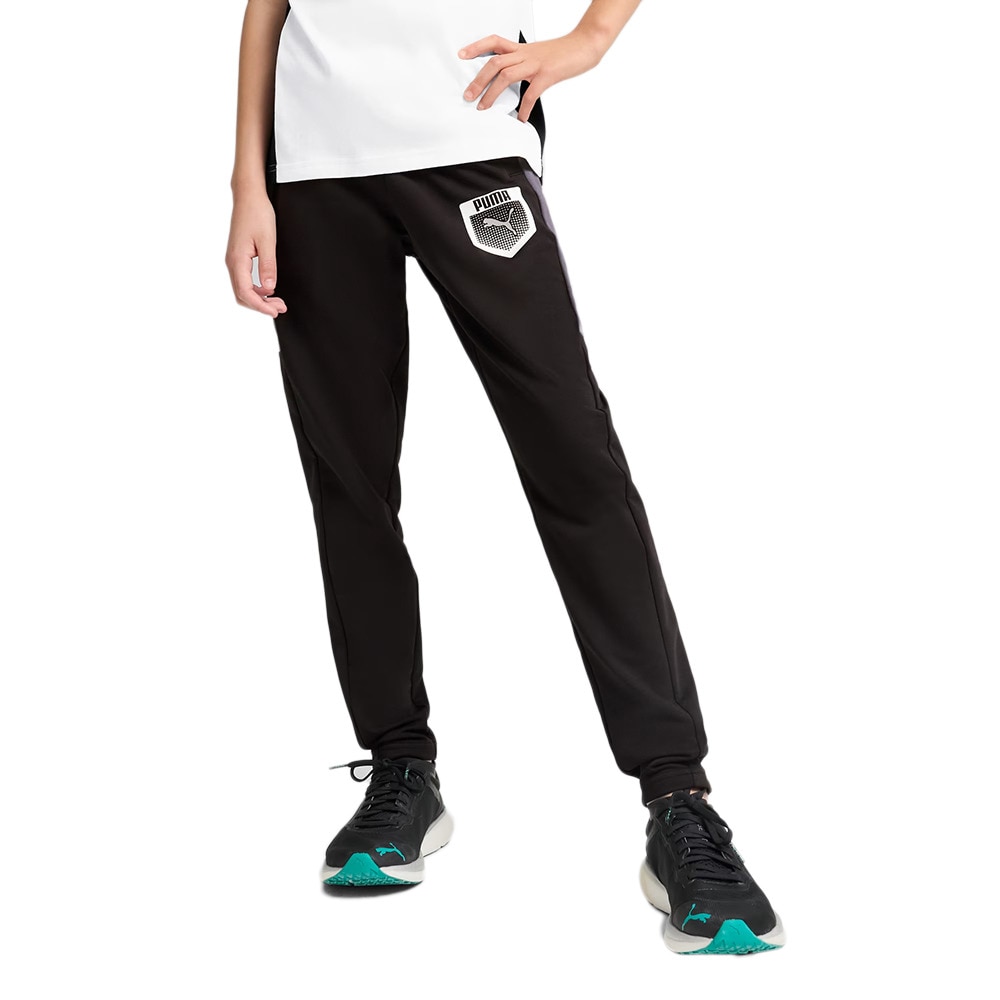 プーマ（PUMA）（キッズ）ボーイズ アクティブ スポーツ グラフィック パンツ 687743 01 BLK