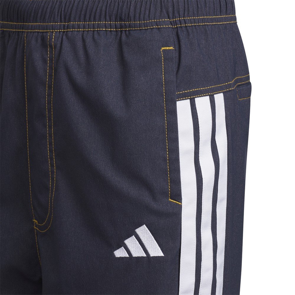 アディダス（adidas）（キッズ）ジュニア デニム 軽パン ストレッチウーブンパンツ CI349-KR4623