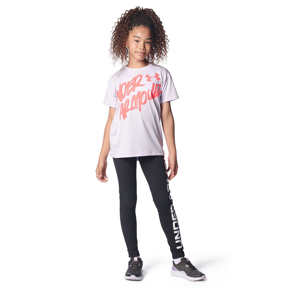 アンダーアーマー（UNDER ARMOUR）（キッズ）レギンス ジュニア UA FAVORITE 1378282 001