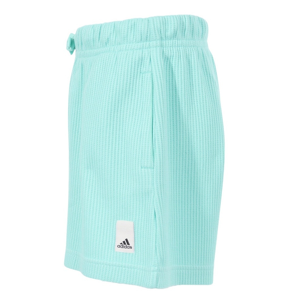 アディダス（adidas）（キッズ）パンツ キッズ ラウンジ ワッフルニット ルーズショーツ ECJ69-HR5843