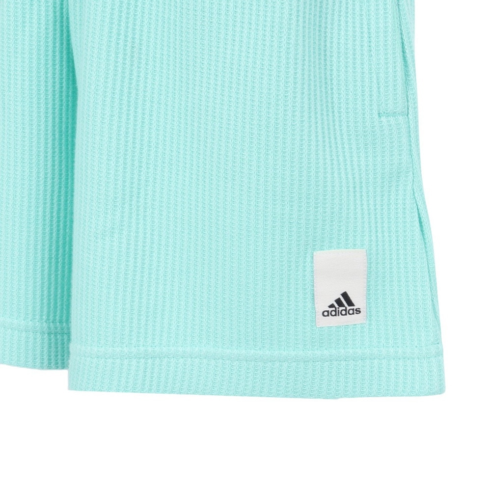 アディダス（adidas）（キッズ）パンツ キッズ ラウンジ ワッフルニット ルーズショーツ ECJ69-HR5843