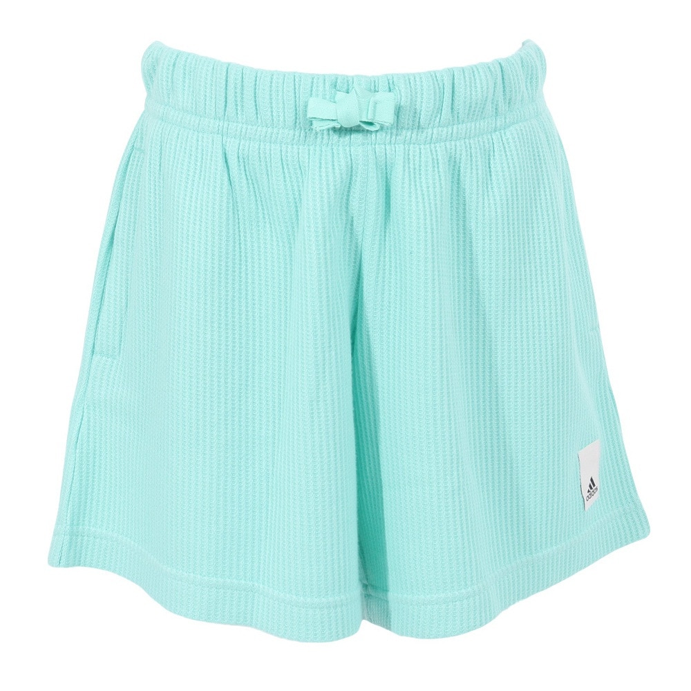 アディダス（adidas）（キッズ）パンツ キッズ ラウンジ ワッフルニット ルーズショーツ ECJ69-HR5843