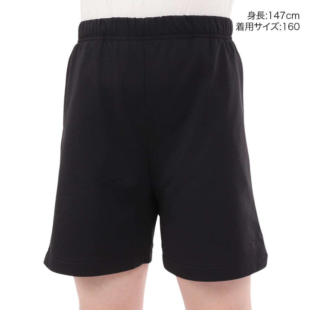 ニューバランス（new balance）（キッズ）ジュニア 吸水速乾ニットショーツ ABS45053BK