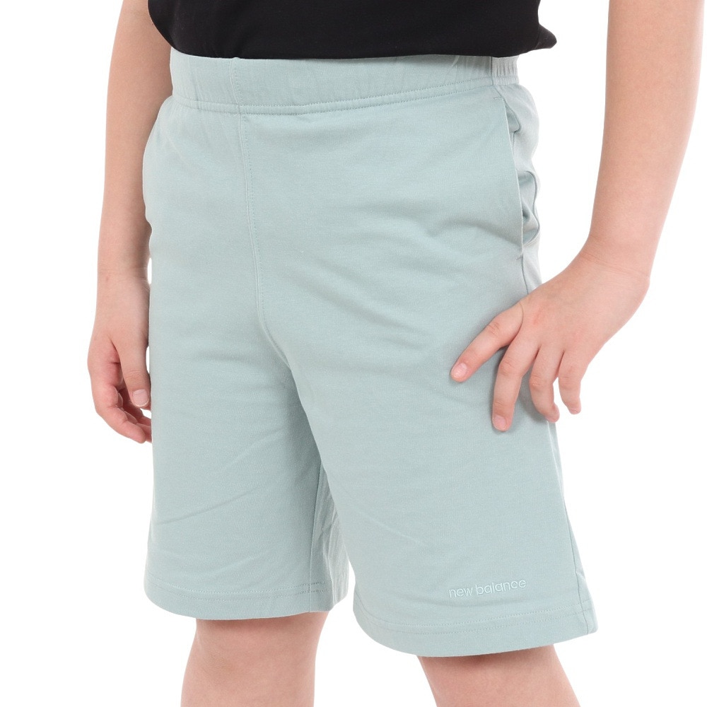 ニューバランス（new balance）（キッズ）吸水速乾 Linear logo ニットショーツ ABS45064SAM