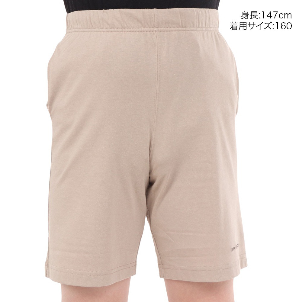 ニューバランス（new balance）（キッズ）吸水速乾 Linear logo ニットショーツ ABS45064SOT