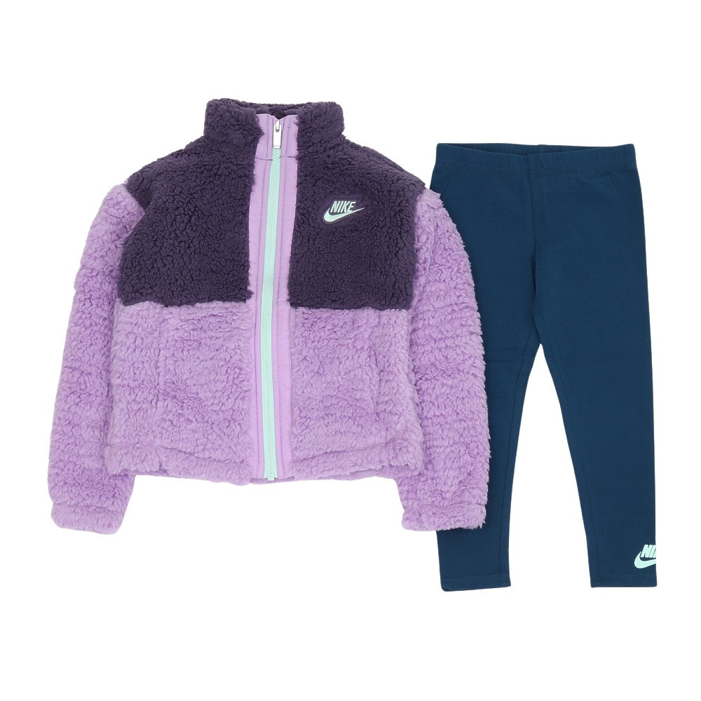 ナイキ（NIKE）（キッズ）シェルパフルジップ ジャケット レギンス 上下セット 36K290-C00