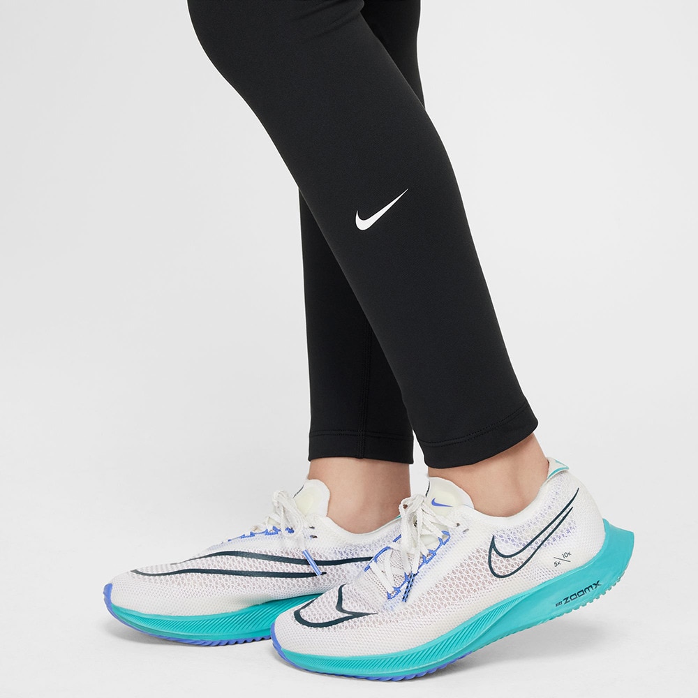 ナイキ（NIKE）（キッズ）ワン ガールズ ドライフィット ハイウエスト レギンス FZ5605-010